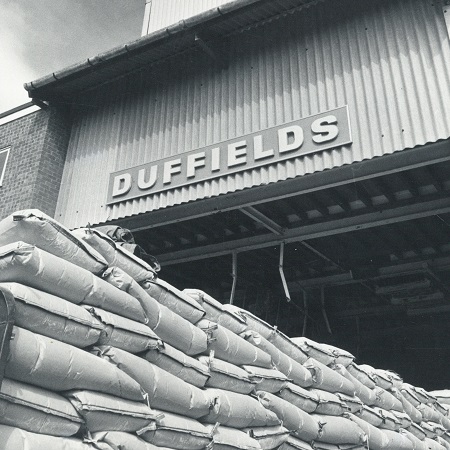 Bags of feed