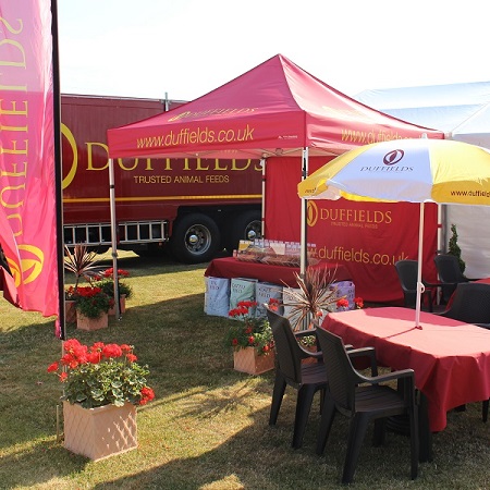Duffields stand at the Royal Norfolk Show 2015