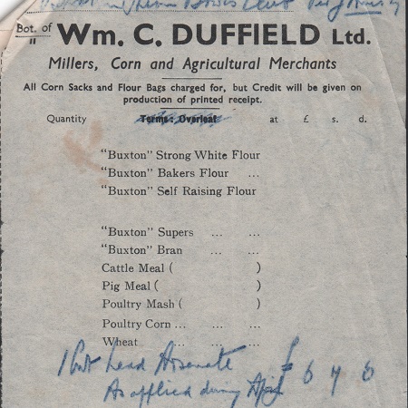 W M C Duffield bill